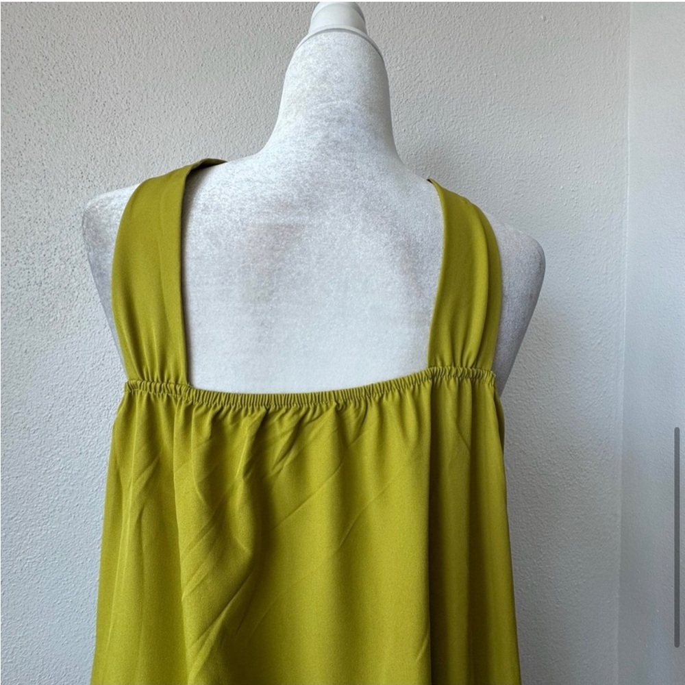 Commense Revolve Green Cross Halter Split Long Dr… - image 6